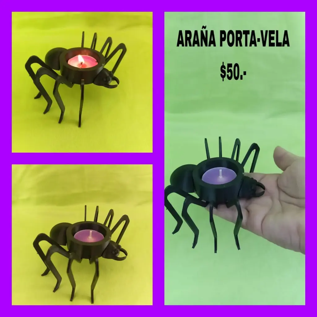 Araña porta-vela
